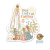 The Stump of Jesse - Our Lady of Fatima Sticker I Catholic Gift