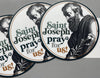 The Stump of Jesse - St. Joseph Pray For Us Catholic Sticker