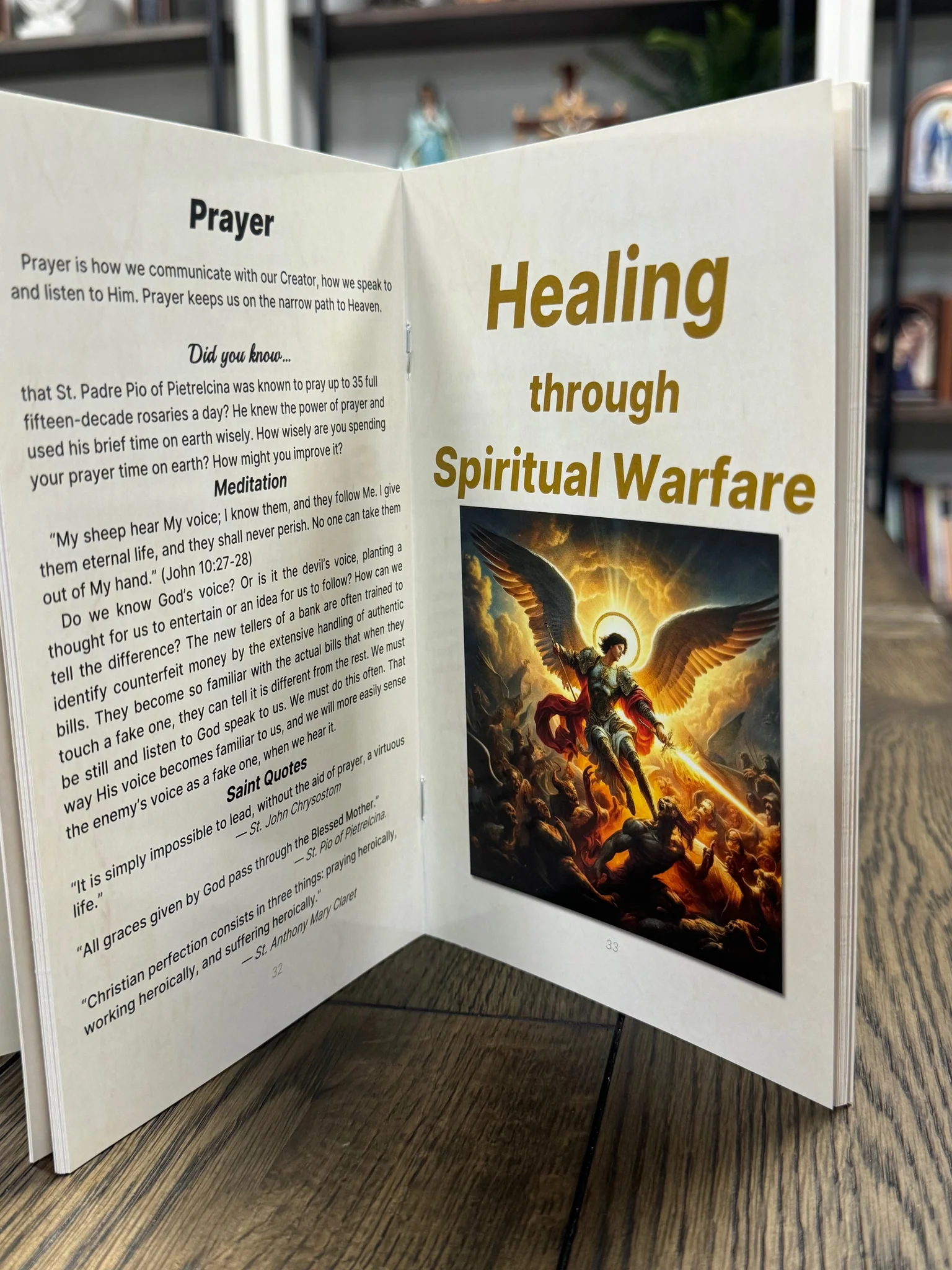 Holy Hours of Meditation and Healing Booklette, NEW — Full of Grace USA