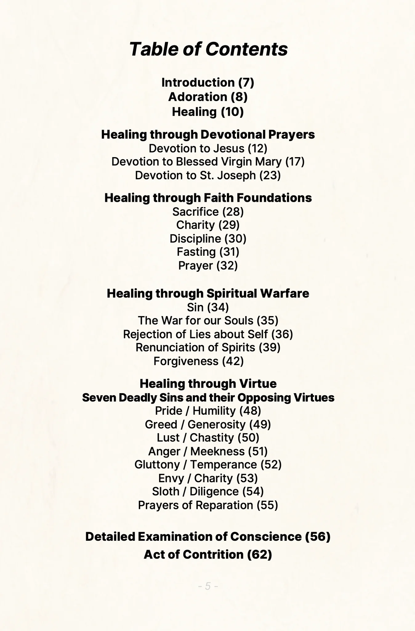 Holy Hours of Meditation and Healing Booklette, NEW — Full of Grace USA