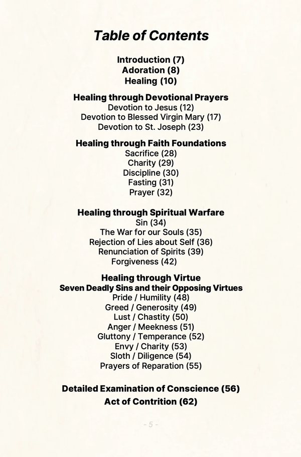 Holy Hours of Meditation and Healing Booklette, NEW