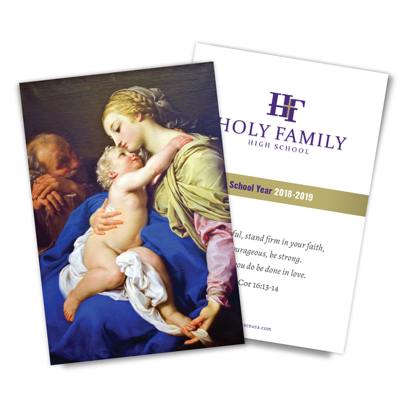 Custom Designed Holy Cards