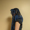 Blue on Black Eva Veil