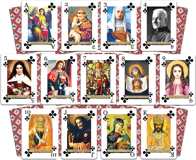 Holy Playing Cards:  Saints Edition