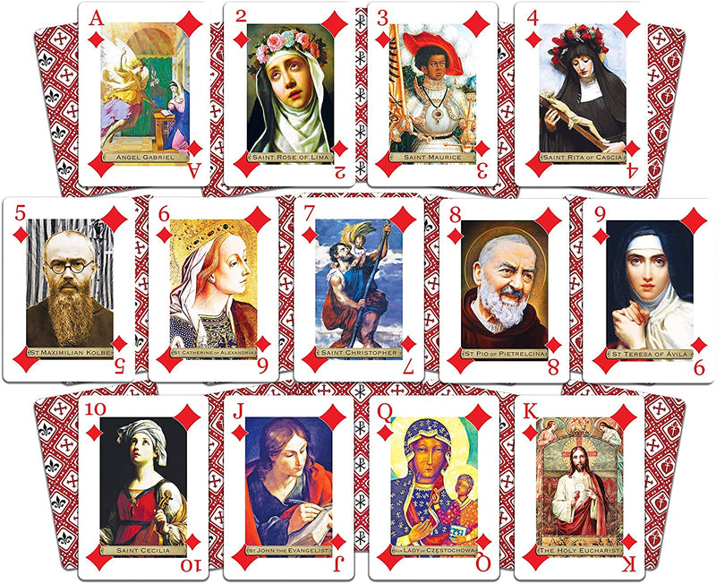 Holy Playing Cards:  Saints Edition