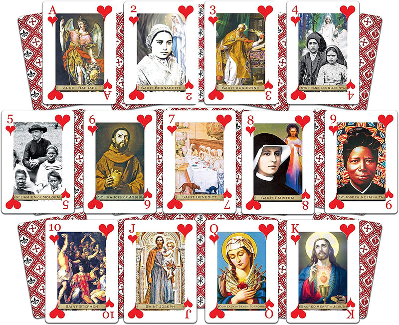 Holy Playing Cards:  Saints Edition