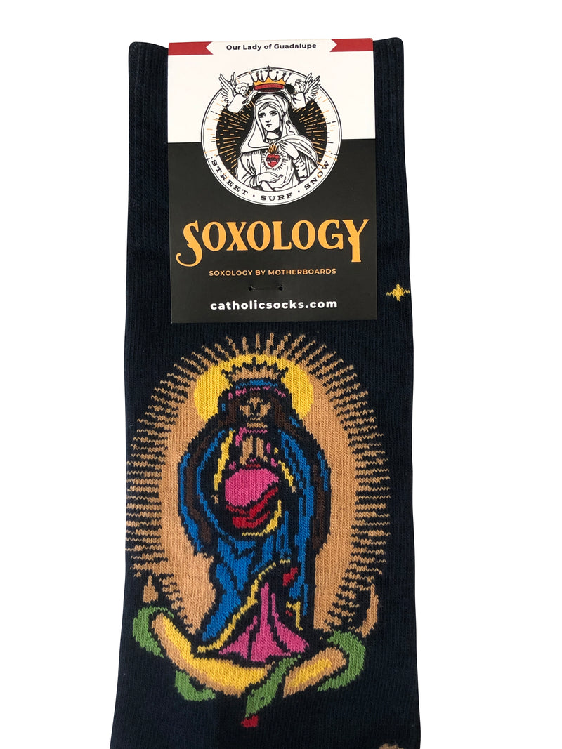 Our Lady of Guadalupe Socks
