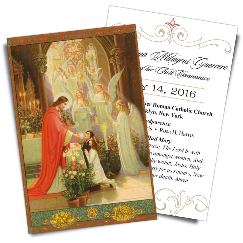 Custom Designed Holy Cards