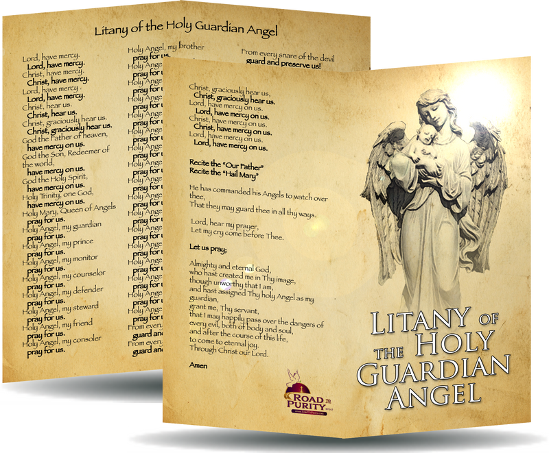 Litany of the Holy Guardian Angel Card