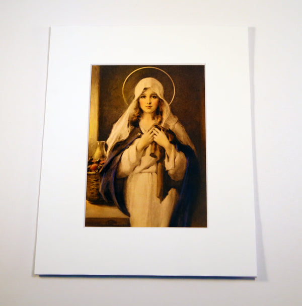 Madonna of the Sacred Coat - Chambers Print 5X7