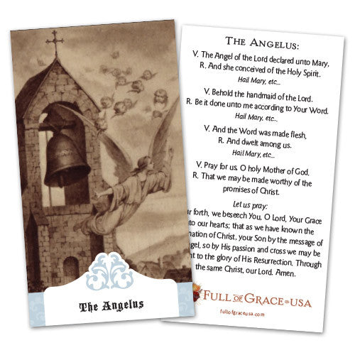 The Angelus Holy Cards