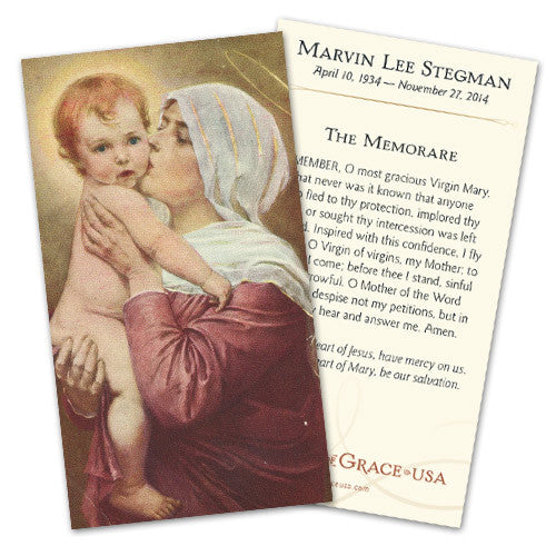 Custom Designed Holy Cards