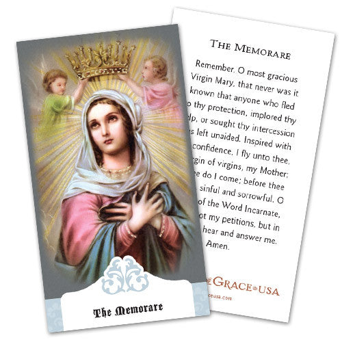 The Memorare Holy Cards
