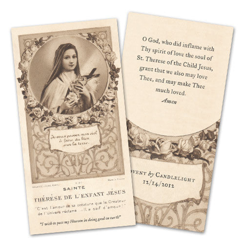 Custom Designed Holy Cards
