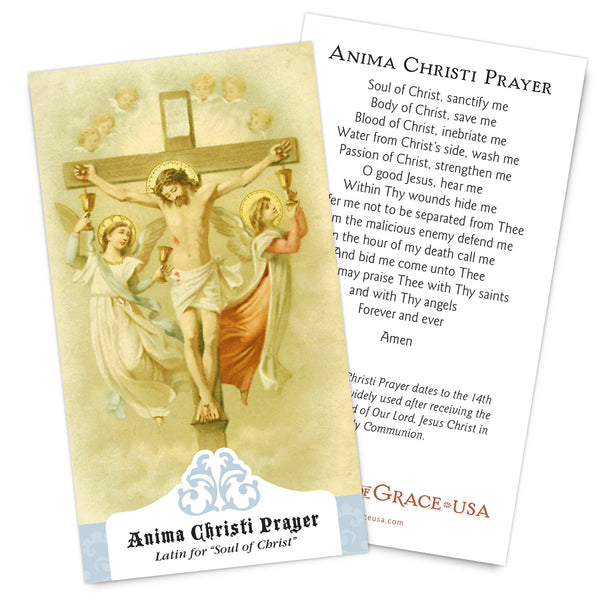 Anima Christi Prayer - Glossy Paperstock Holy Card | eBay