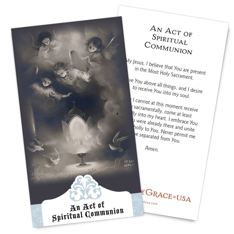 An Act of Spiritual Communion Holy Cards
