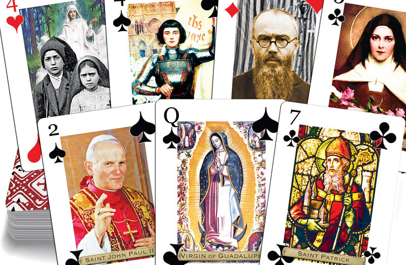 Holy Playing Cards:  Saints Edition