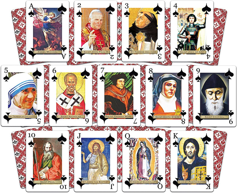 Holy Playing Cards:  Saints Edition