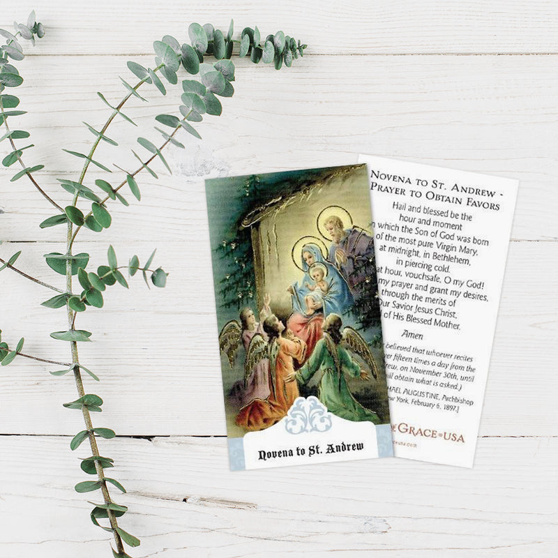Novena to St. Andrew/Prayer to Obtain Favors Holy Cards