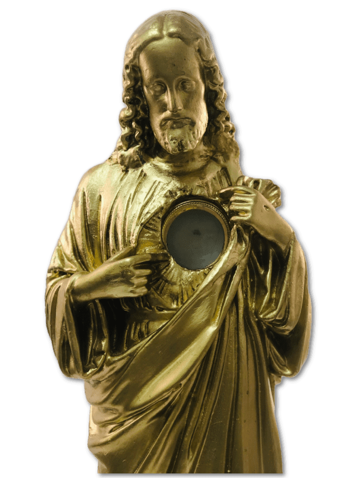 Sacred Heart of Jesus Monstrance - Gold, Large