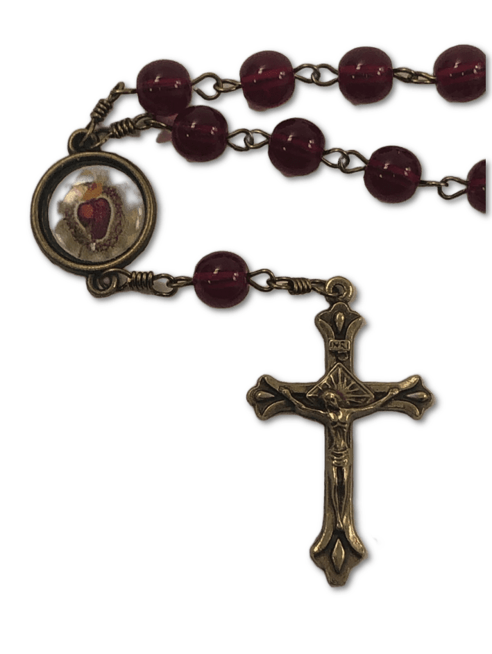 Surrender Novena Bronze Chaplet & Surrender Novena Holy Card