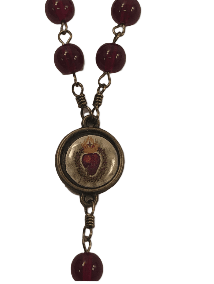 Surrender Novena Bronze Chaplet & Surrender Novena Holy Card