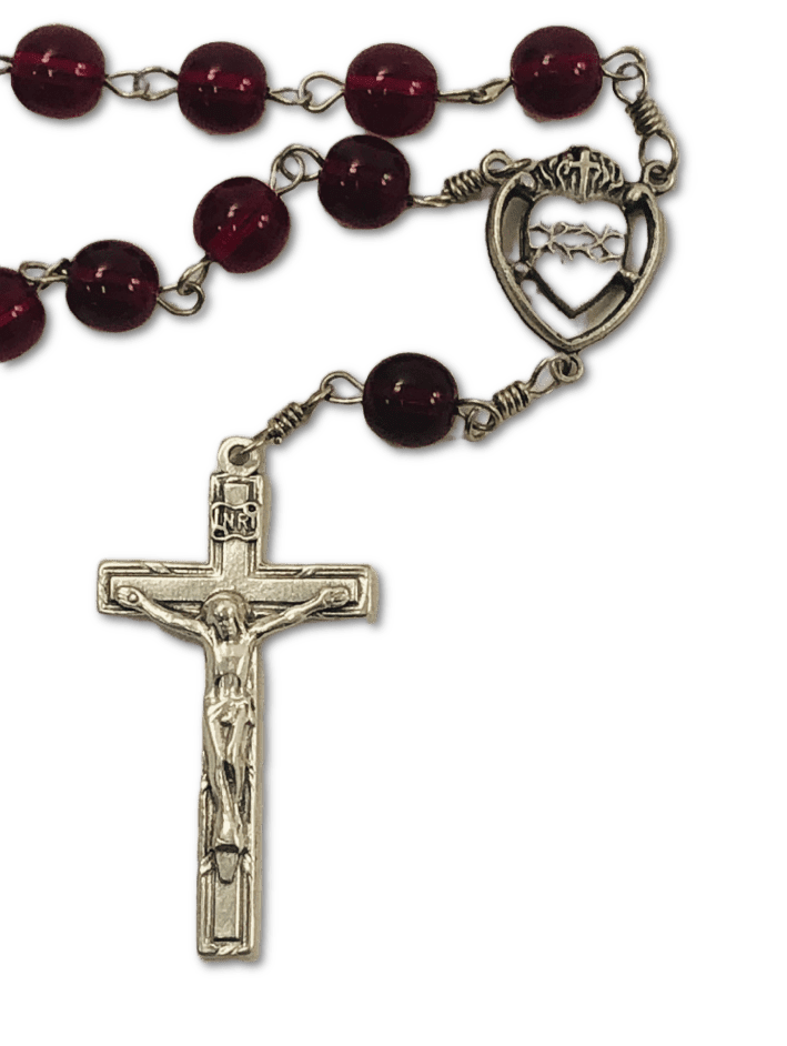 Surrender Novena Silver Chaplet & Surrender Novena Holy Card